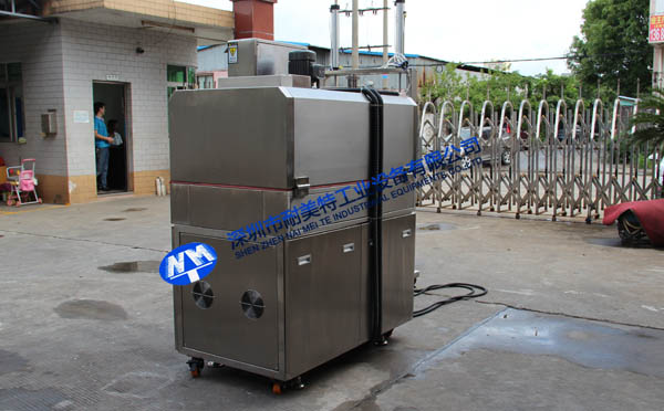 粉末產品加熱,使用溫度90度,隧道式烘干爐 粉末產品加熱,使用溫度90度,隧道式烘干爐